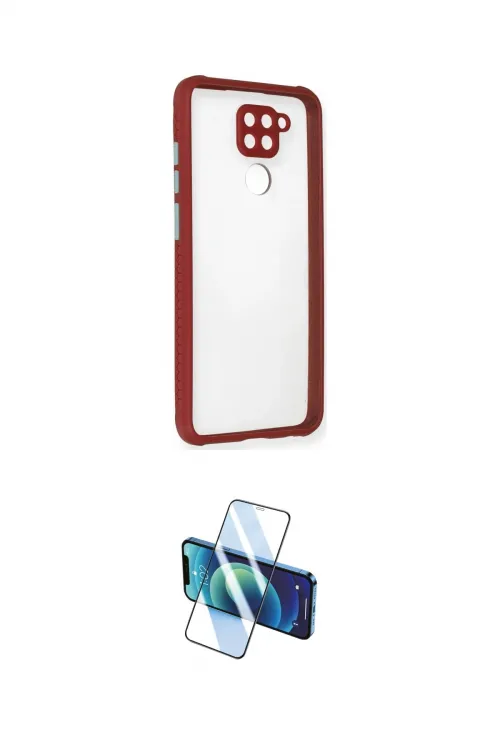 ieg™ Redmi Note 9 Kılıf Nova Asil Özel Seri - Siyah 3D Antistatik Seramik Nano Ekran Koruyucu