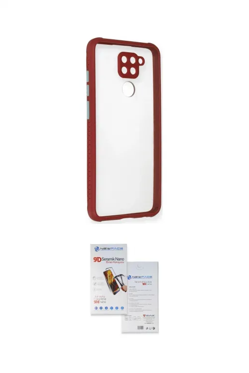 ieg™ Redmi Note 9 Kılıf Nova Asil Özel Seri - Siyah Seramik Nano Ekran Koruyucu