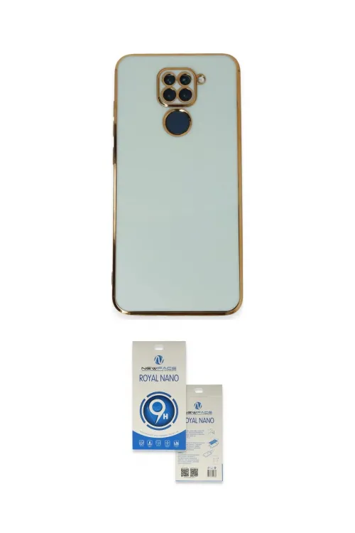 ieg™ Redmi Note 9 Kılıf Yankı Serisi - Şeffaf Royal Nano Ekran Koruyucu