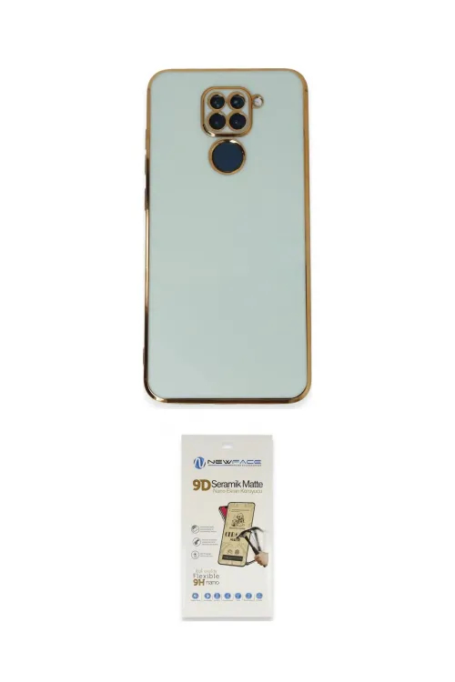 ieg™ Redmi Note 9 Kılıf Yankı Serisi - Siyah Mat Seramik Nano Ekran Koruyucu