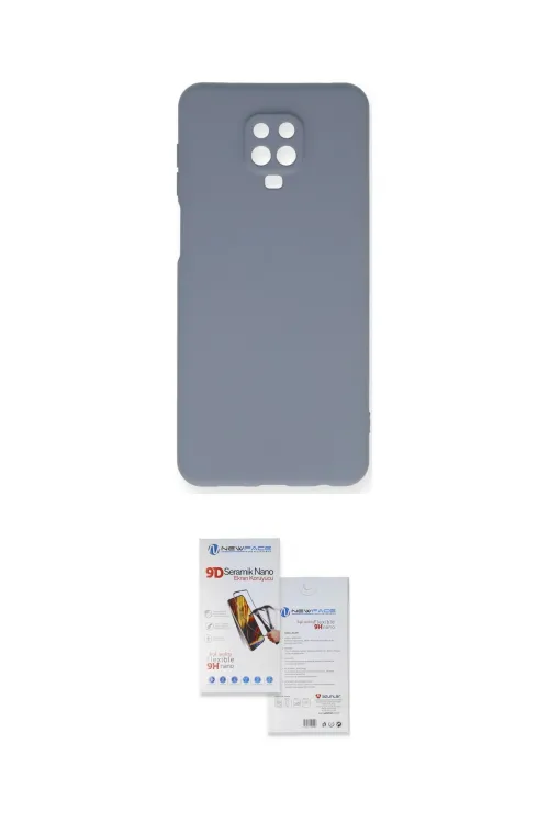 ieg™ Redmi Note 9 Pro Kılıf Ahenk Serisi - Siyah Seramik Nano Ekran Koruyucu