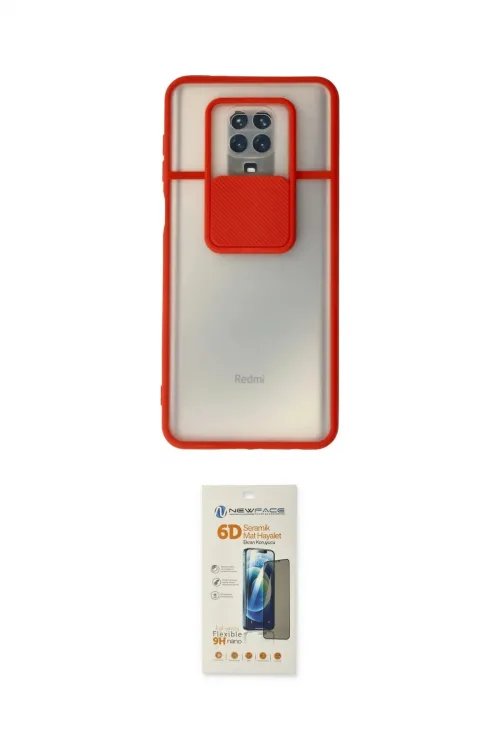 ieg™ Redmi Note 9 Pro Kılıf Vadi Çizgi - Siyah 6D Mat Seramik Hayalet Nano Ekran Koruyucu