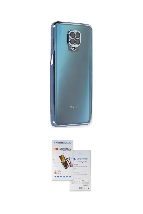 ieg™ Redmi Note 9 Pro Kılıf Vadi Minimal - Siyah Seramik Nano Ekran Koruyucu