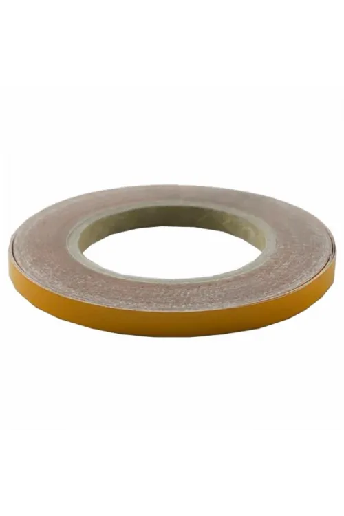 Reflektif Fosfor Şerit Bant Reflektör Sarı 1cm x 25 Metre