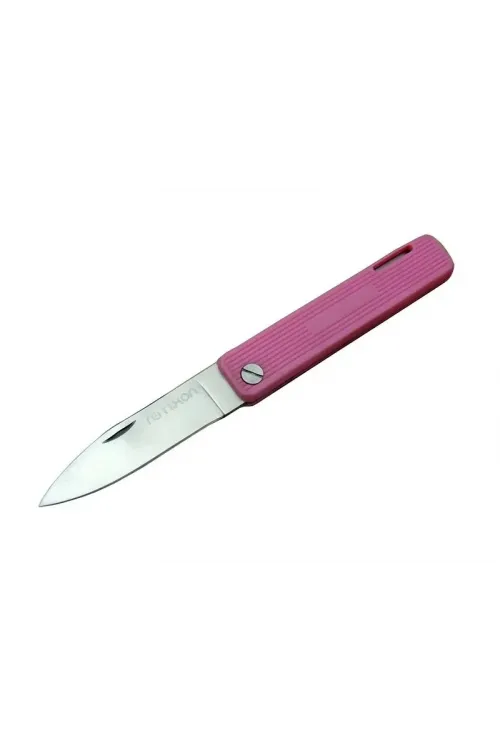 ieg™ Remixon K200PİNK Kamp / Bahçe Çakı Pembe 18 cm - Manuel, Plastik Sap