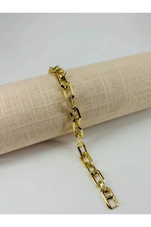 IEG - Renk  Pirinç Cm Bileklik 17+2 Cm  - Kbl0482