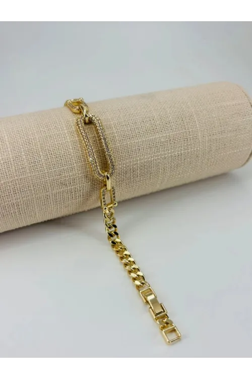 IEG - Renk  Pirinç Cm Bileklik 17+2 Cm  - Kbl0503