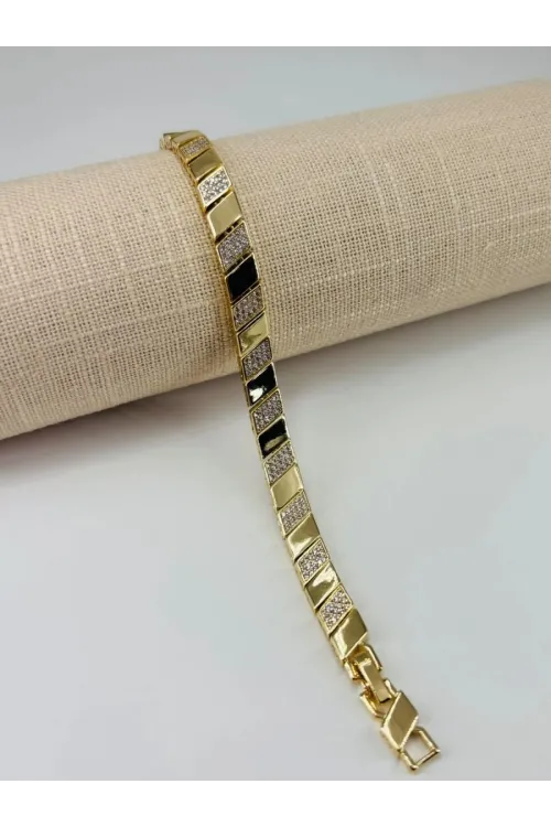 IEG - Renk  Pirinç Cm Bileklik 17+2 Cm  - Kbl0514