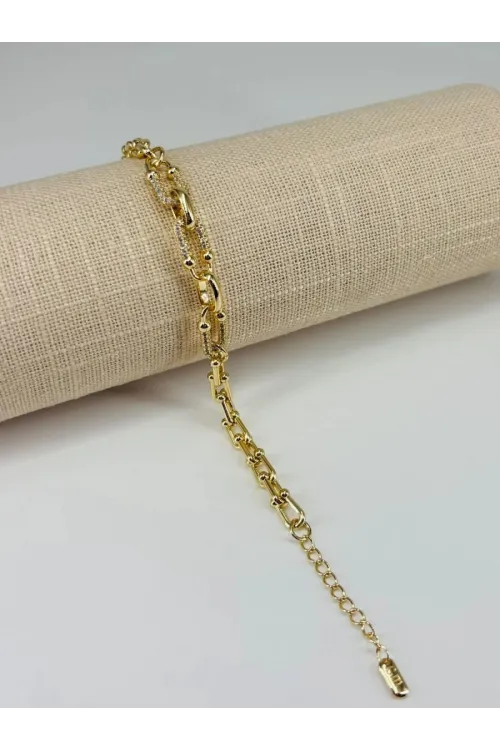 IEG - Renk  Pirinç Cm Bileklik 17+4 Cm  - Kbl0511