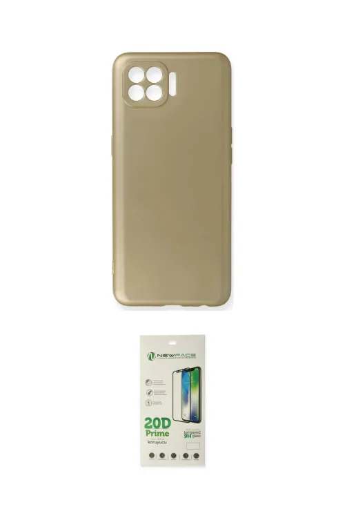 ieg™ Reno 4 Lite Kılıf Kozmos Yansıma Özel Seri - Siyah 20D Premium Cam Ekran Koruyucu