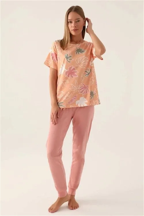 ieg™ RolyPoly 3386-S Kadın Kısa Kol Pijama Takımı