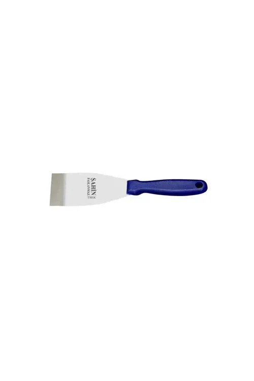 ieg™ Şahin Bursa Paslanmaz Gıda Spatulası No:1, 5 cm - Plastik Sap