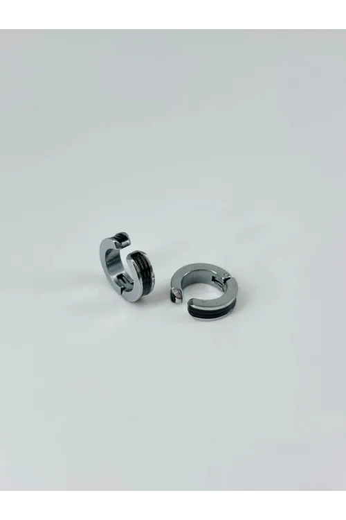 IEG - Sıkıştırma Çelik Erkek Küpe