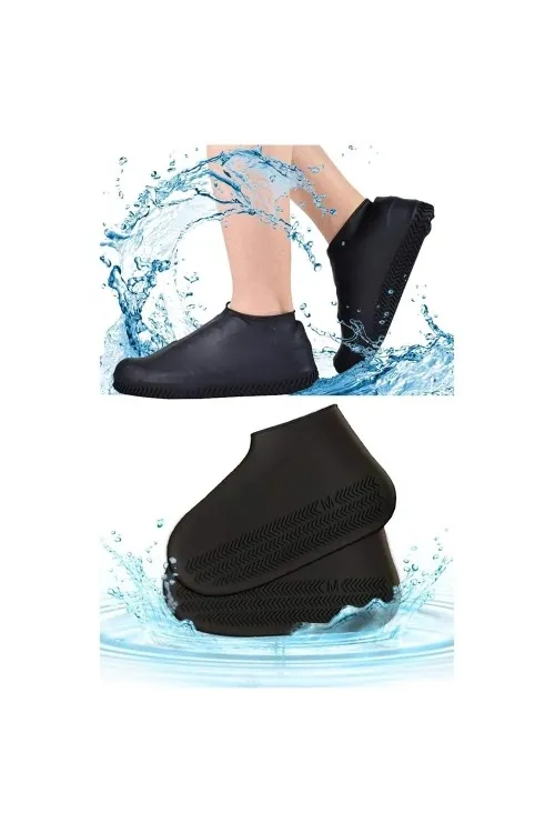 Silikon Yağmur Koruyucu Ayakkabı Kılıfı