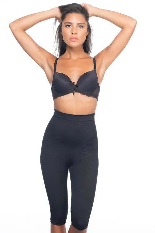 Siyah MI  2040 Anti Selülit Boxer Korse
