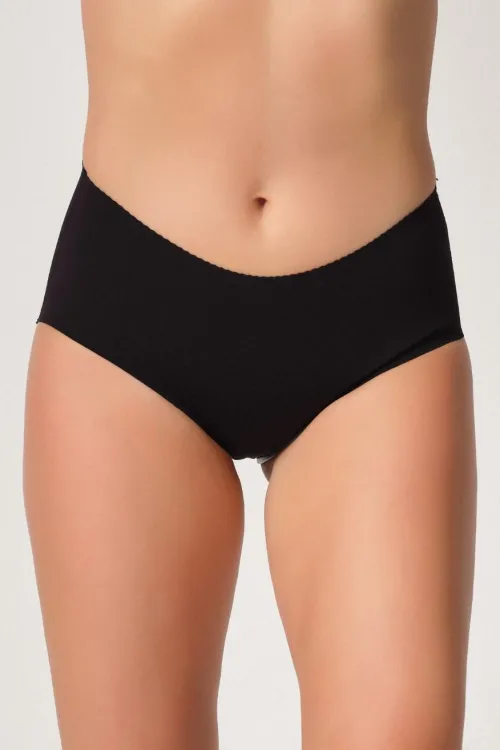 Siyah MI  2702 Lazer Kesim Toparlayıcı Mama Slip Korse