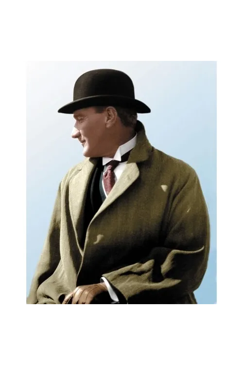 Siyah Renk Atatürk Şapkası