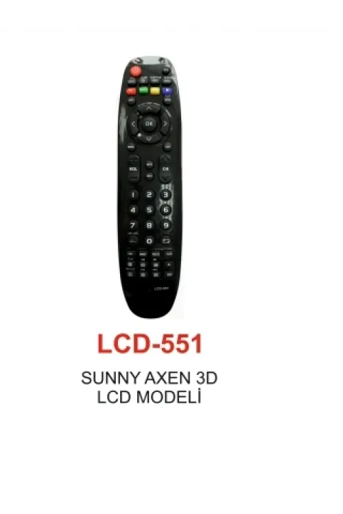 ieg™ Sunny - Axen 3d Serisi Tv Kumandası Lcd 551