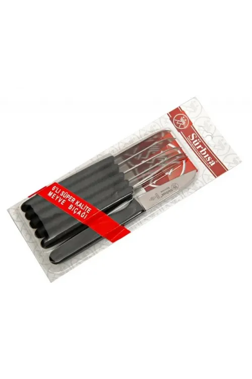 ieg™ Sürbısa 61007 - Sürmene Meyve Bıçağı 7,5 cm 6 lı