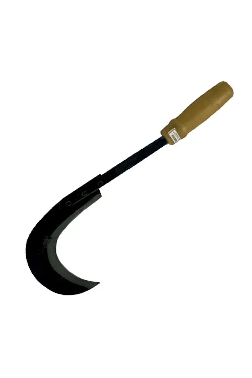 Sürmene Kırmızı Plastik Saplı Orak 43 Cm - Buğday Hasadı