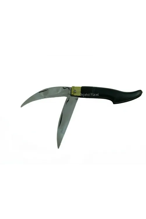 ieg™ Tosya Küçük Çiftli Testereli Bıçkı Çakı 14 cm - Plastik Saplı, Manuel