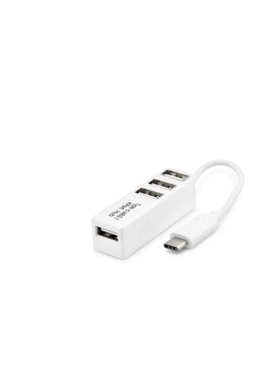 Type-C Hub 4*Usb Beyaz (Telefon Uyumlu) HDX7015