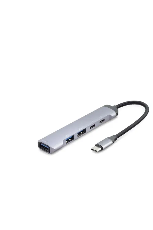 Type-C Hub 5*Usb Gri HDX7041