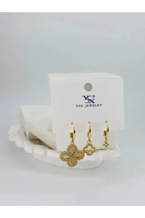IEG - Üçlü Kombin Küpe Kp00535