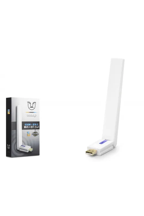 Usb Wifi + Bluetooth Adaptör Ac650 Dual Band W169