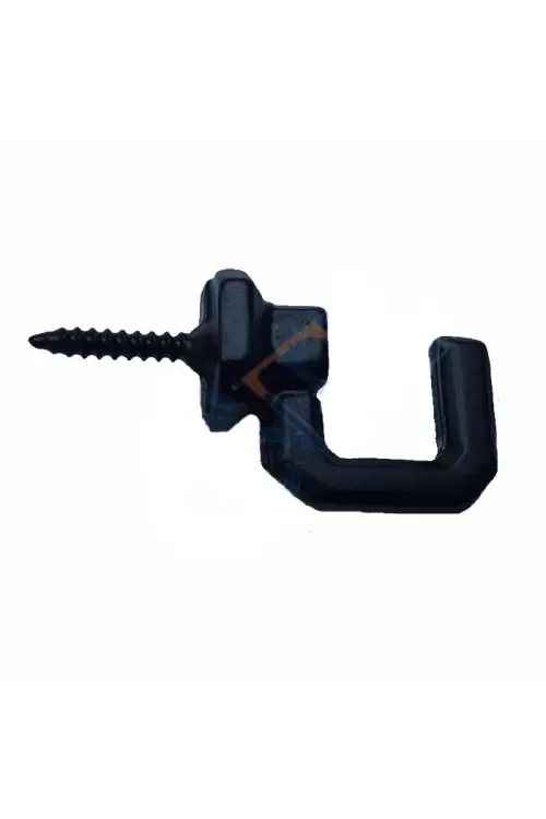 ieg™ Vidalı Kanca, Askı Büyük - 15x23mm, Siyah - 1 Adet
