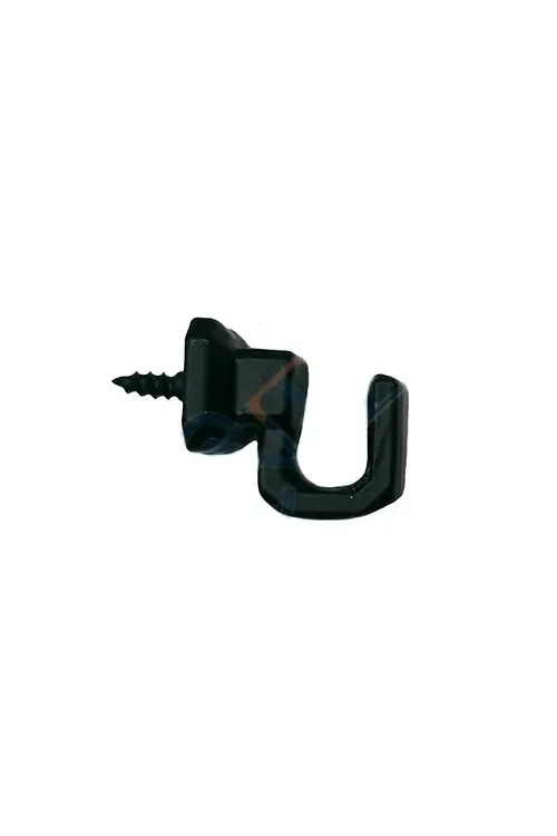 ieg™ Vidalı Kanca, Askı Küçük - 15x18mm, Siyah - 1 Adet