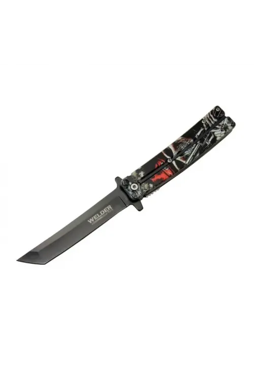 ieg™ Welder Kelebek Çakı Tanto 22,5 cm , Kemerlikli