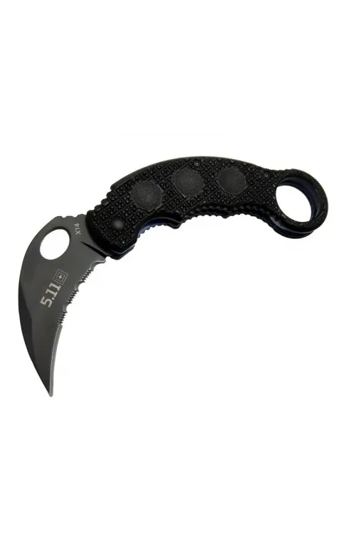 ieg™ X14 5.11 Siyah Karambit Koleksiyon Çakı 16 cm - Plastik Sap