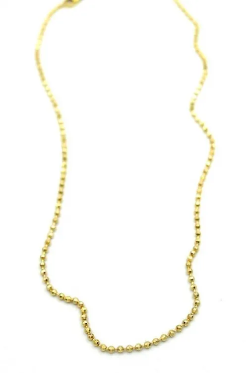 IEG - Xuping Dorika Top Zincir - 60 Cm - Altın