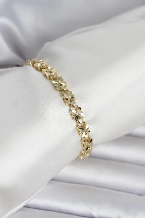 Xuping Kelebek Model Gold Renk Kadın Bileklik TJ-BB8414