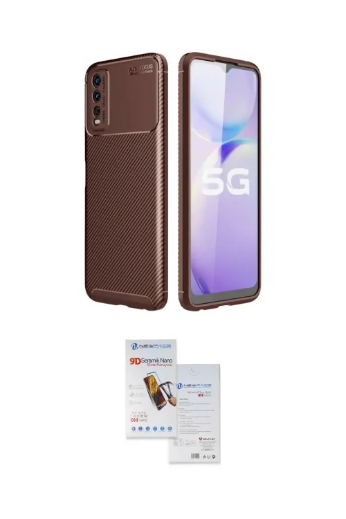 ieg™ Y11S Kılıf Eksen Form Prime - Siyah Seramik Nano Ekran Koruyucu