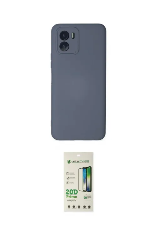 ieg™ Y15S Kılıf Ahenk Serisi - Siyah 20D Premium Cam Ekran Koruyucu