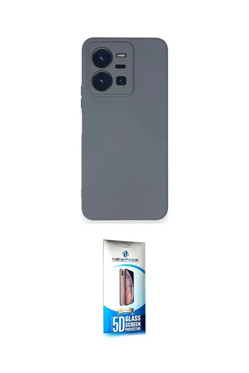 ieg™ Y35 Kılıf Ahenk Serisi - Siyah 5D Eko Cam Ekran Koruyucu