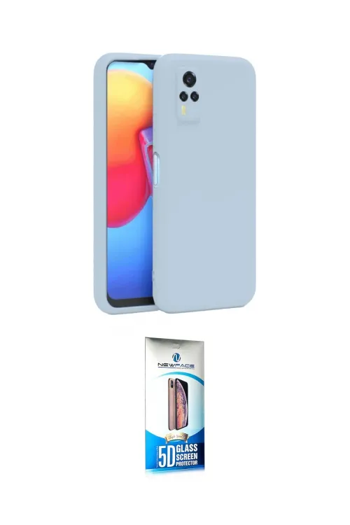 ieg™ Y53S Kılıf Ahenk Serisi - Siyah 5D Eko Cam Ekran Koruyucu