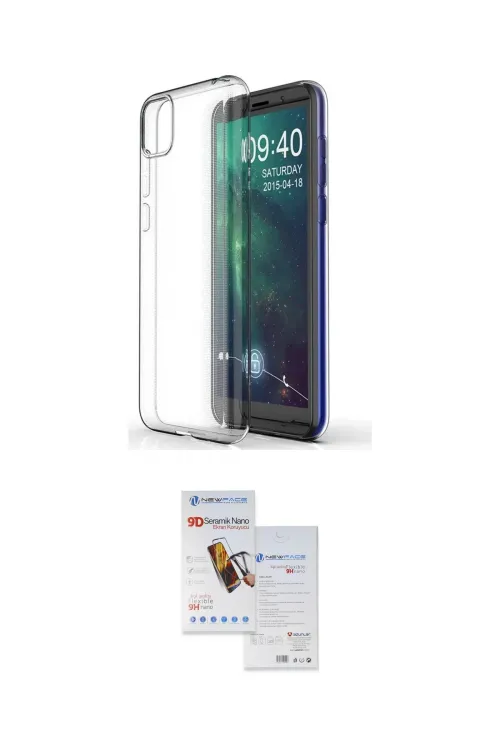 ieg™ Y5P Kılıf Zirve Doku - Siyah Seramik Nano Ekran Koruyucu