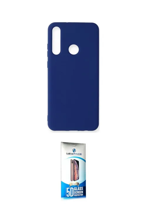 ieg™ Y6P Kılıf Ahenk Serisi - Siyah 5D Eko Cam Ekran Koruyucu