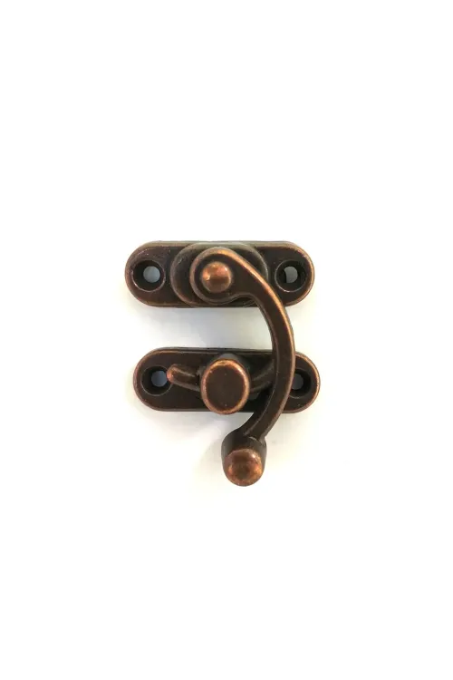 ieg™ Yay Gözü, Ahşap Kutu Klipsi - Büyük 37x45 mm, Antik, 1 Adet