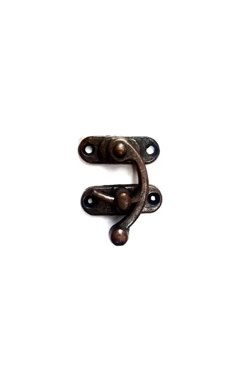 ieg™ Yay Gözü, Ahşap Kutu Klipsi - Küçük 28x33 mm, Antik, 100 Adet