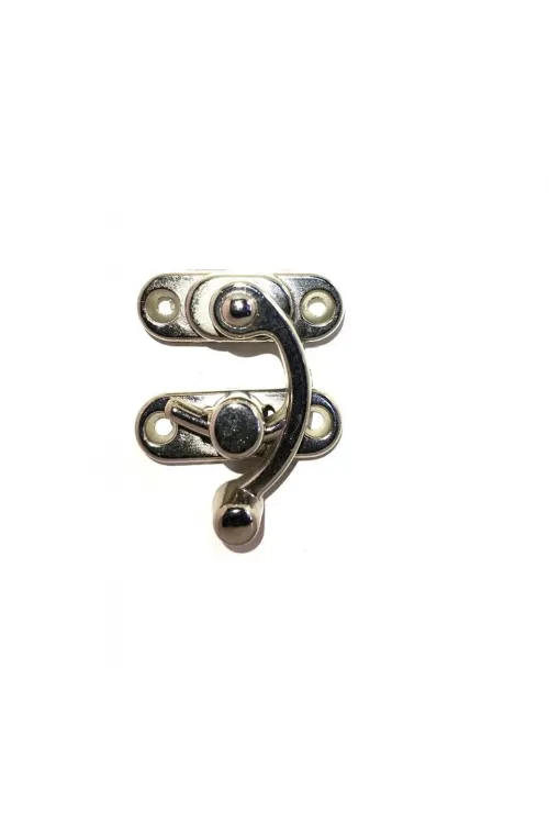 ieg™ Yay Gözü, Ahşap Kutu Klipsi - Küçük 28x33 mm, Nikel 1 Adet