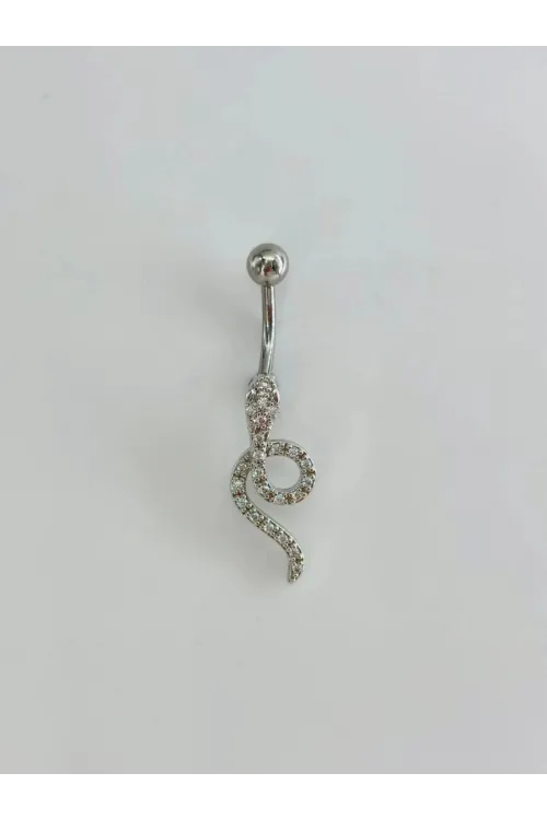 IEG - Yılan Detaylı Göbek Piercing