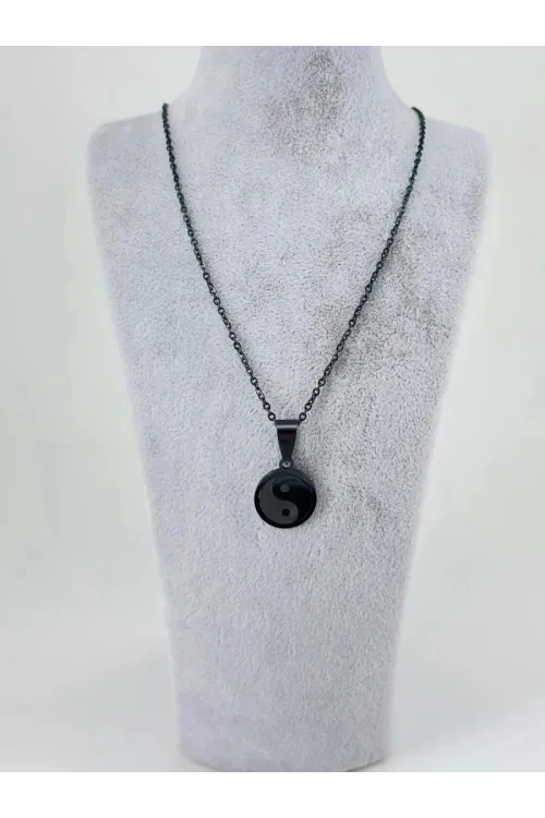 IEG - Yin-yang Çelik Erkek Kolye