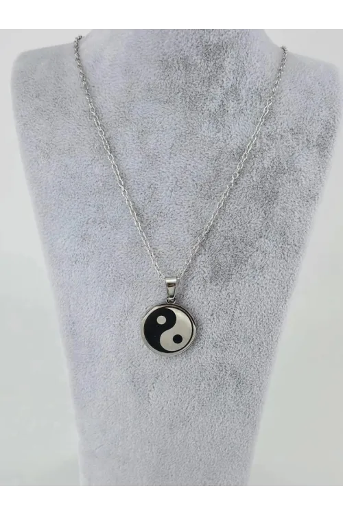 IEG - Yin-yang Çelik Erkek Kolye