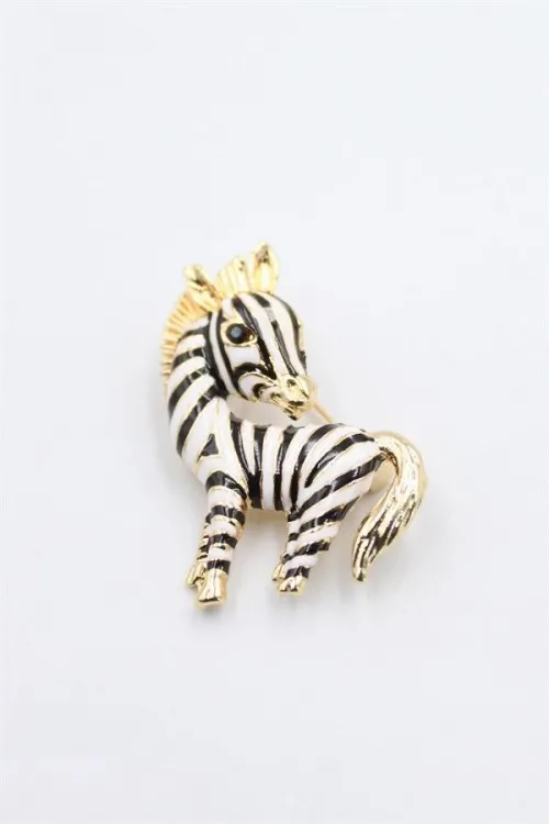 IEG - Zebra Broş - Çok Renkli