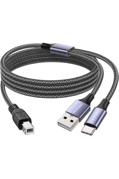 ZR361 Ads 501 Type-C 2 İn 1 Yazıcı Kablosu