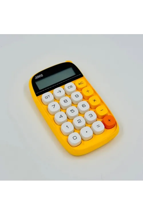 ZR734 Jn-660 Junno Sarı Hesap Makinesi